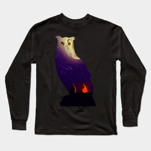 owl night Long Sleeve T-Shirt